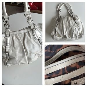 B. Makowski shimmer off white  14X13 lg bag